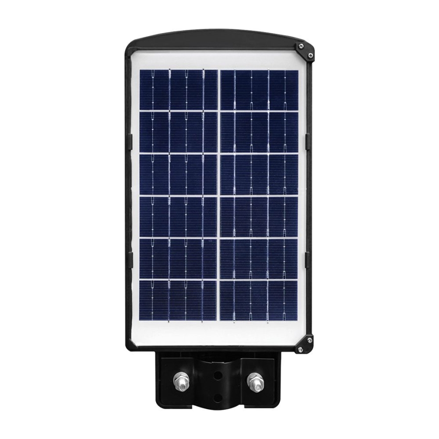 LED Aptumšojama saules enerģijas ielu lampa ar kustības un krēslas sensoru LED/6W/3,2V 6000K IP65 5000 mAh melna + tālvadības pults