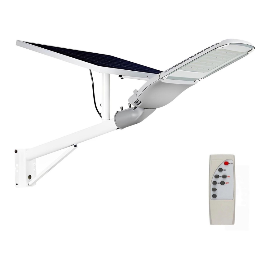 LED Aptumšojama saules enerģijas iela lampa SAMSUNG CHIP LED/50W/6,4V 4000K IP65 30000 mAh + tālvadības pults