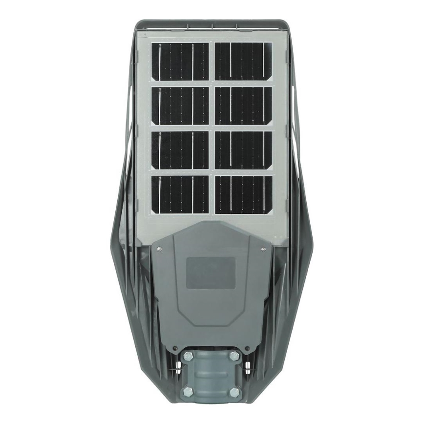 LED Aptumšojama saules enerģijas ielu lampa ar sensoru KERS LED/300W/3,2V 6500K 8000 mAh IP65 pelēka + tālvadības pults