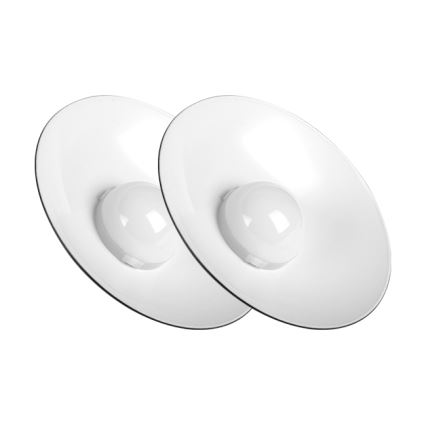LED Aptumšojama saules enerģijas lustra ar auklu 2xLED/1,8W/3,7V IP44 6500K 2400 mAh + tālvadības pults