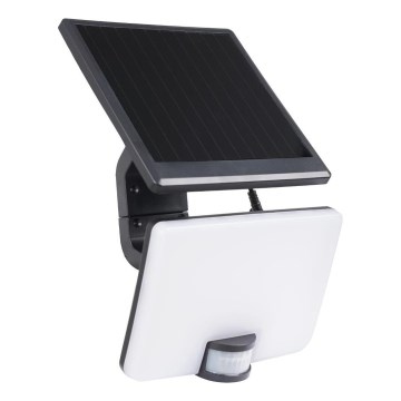 LED Aptumšojama saules enerģijas Prožektors ar kustību sensoru LED/10W/3000 mAh 4000K IP54