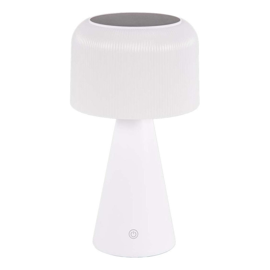 LED Aptumšojama saules enerģijas skārienvadāma galda lampa LIMA LED/3,7V 1800 mAh 3000/4000/5000K IP44 balta