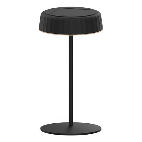 LED Aptumšojama saules enerģijas uzlādējama galda lampa VIVIEN LED/3W/5V 2700K 1600 mAh IP54 melna