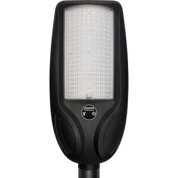 LED aptumšojama saules ielas lampa ar sensoru VENICE LED/200W/3,2V 12000 mAh IP65 melna + tālvadības pults