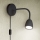 LED Aptumšojama sienas lampiņa LED/4W/230V melna