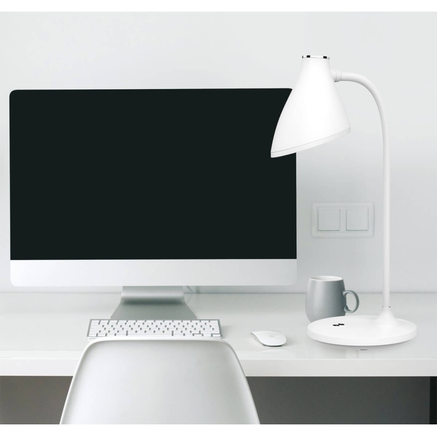 LED Aptumšojama skārienjutīga galda lampa LED/5W/5V 2400 mAh