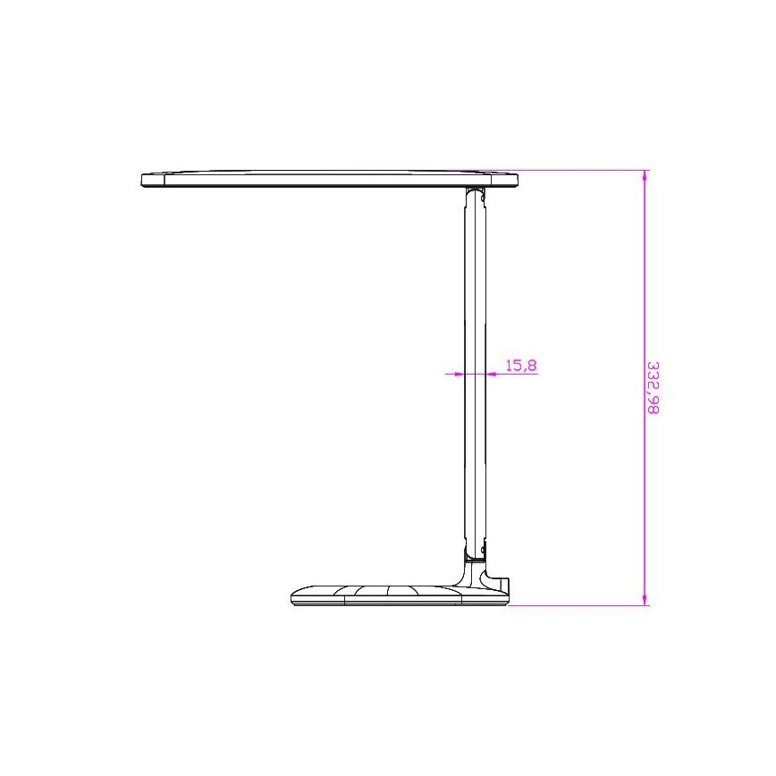 LED Aptumšojama skārienjutīga galda lampa NAOMI LED/5W/230V 3000-6500K
