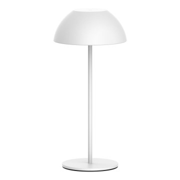 LED Aptumšojama skārienvadāma āra galda lampa TANZANIA LED/1,8W/5V USB 1800 mAh IP44 balta