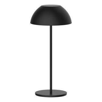 LED Aptumšojama skārienvadāma āra galda lampa TANZANIA LED/1,8W/5V USB 1800 mAh IP44 melna