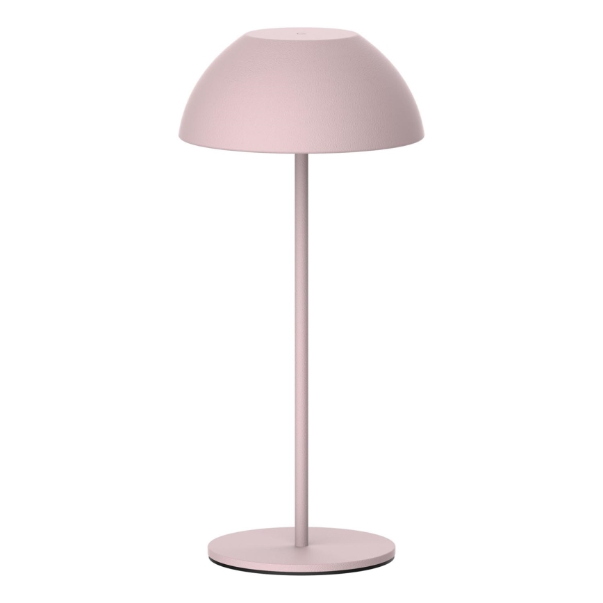 LED Aptumšojama skārienvadāma āra galda lampa TANZANIA LED/1,8W/5V USB 1800 mAh IP44 rozā