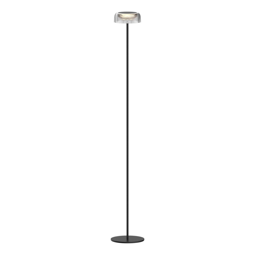 LED Aptumšojama skārienvadāma āra grīdas stāvlampa TRYPOLIS LED/2W/5V USB 1800 mAh IP44 melna