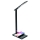 LED Aptumšojama skārienvadāma galda lampa ar bezvadu lādētāju JOY LED/6W/230V+USB melna