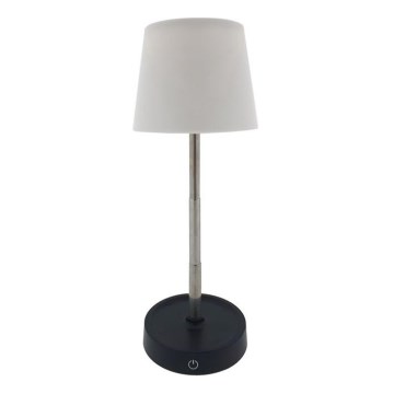 LED Aptumšojama skārienvadāma galda lampa LED/3W/5V USB 800 mAh balta