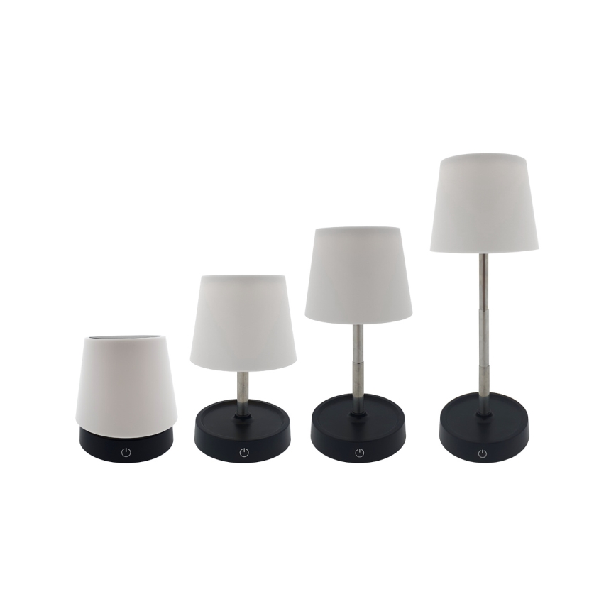 LED Aptumšojama skārienvadāma galda lampa LED/3W/5V USB 800 mAh balta