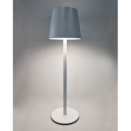 LED Aptumšojama skārienvadāma galda lampa LED/5W/5V USB 1200 mAh balta