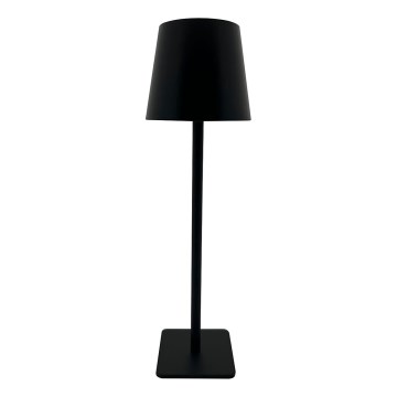 LED Aptumšojama skārienvadāma galda lampa LED/5W/5V USB 1200 mAh melna