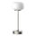 LED Aptumšojama skārienvadāma galda lampa RIMINI LED/2W/5V USB 2000 mAh matēts hroms/balta