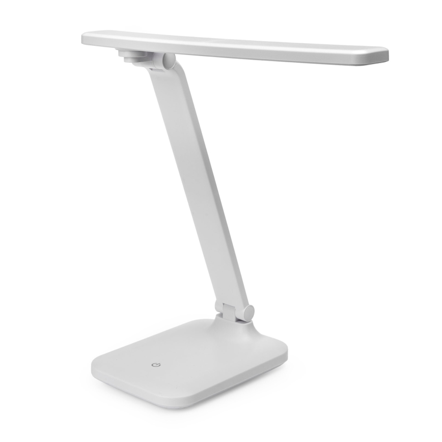 LED Aptumšojama skārienvadāma galda lampa ar ar bezvadu uzlādi un USB ports REMUS LED/5W/230V balta