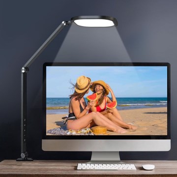 LED Aptumšojama skārienvadāma pielāgojama galda lampa POINTIQ LED/15W/230V 3000-6500K CRI 96 melna