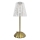 LED Aptumšojama skārienvadāma uzlādējama galda lampa ELBA LED/1,6W/800 mAh 3000/4000/6000K zelta/caurspīdīga