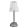 LED Aptumšojama skārienvadāma uzlādējama galda lampa ELBA LED/1,6W/800 mAh matēts hroms/caurspīdīga
