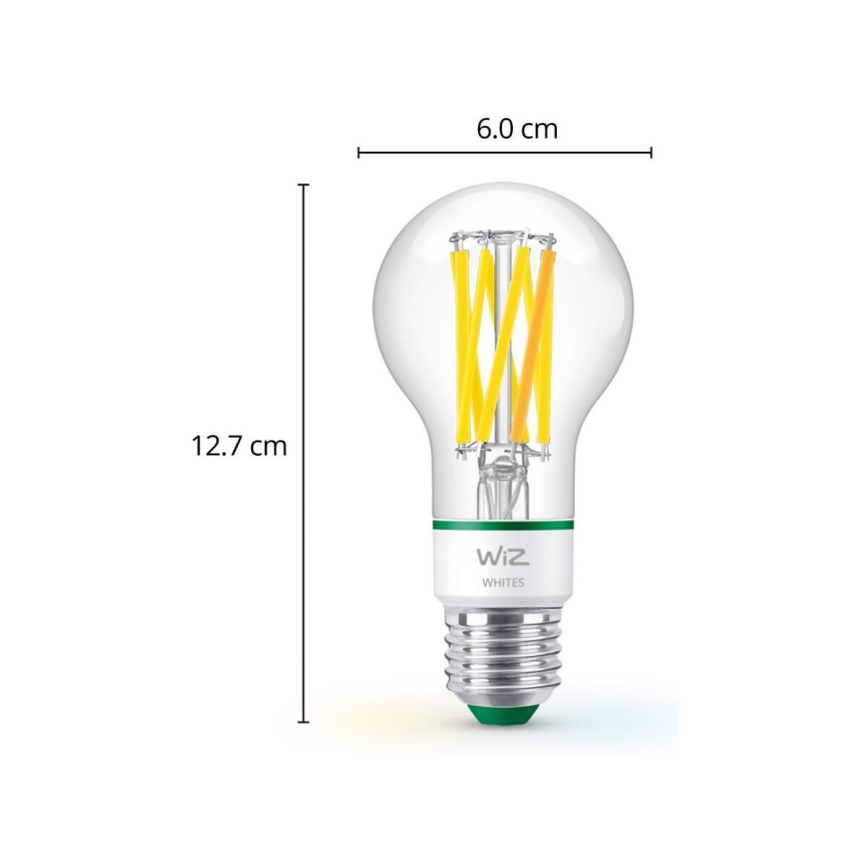 LED Aptumšojama spuldze A60 E27/4,3W/230V 2700-4000K CRI 90 Wi-Fi - WiZ