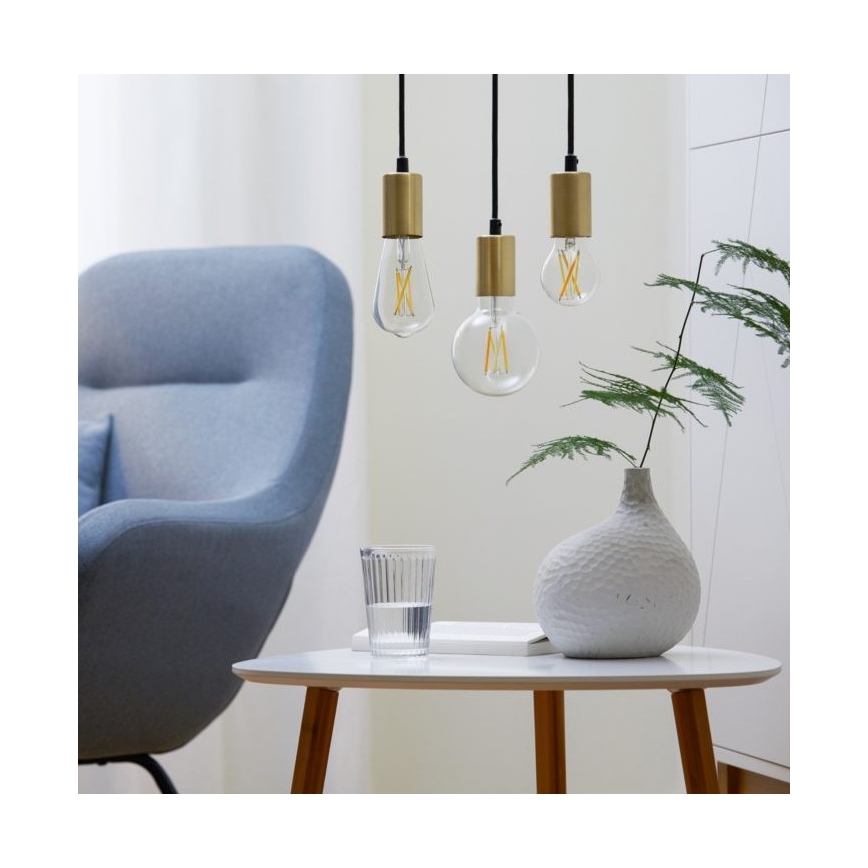 LED Aptumšojama spuldze FILAMENT A60 E27/6,7W/230V 2700-6500K CRI 90 Wi-Fi - WiZ