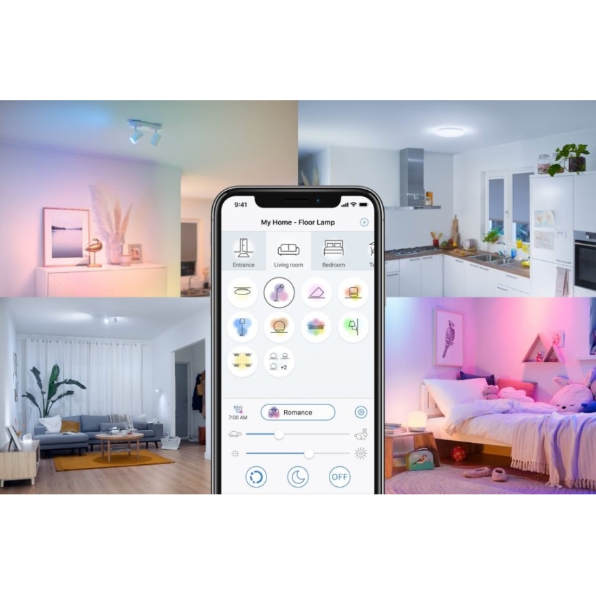 LED Aptumšojama spuldze FILAMENT A60 E27/6,7W/230V 2700-6500K CRI 90 Wi-Fi - WiZ