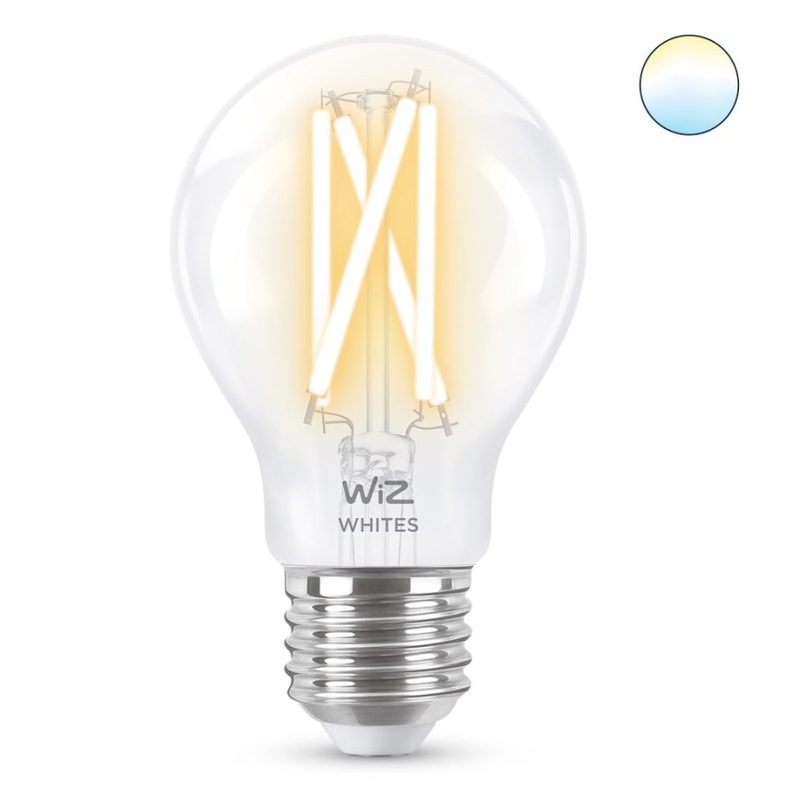 LED Aptumšojama spuldze FILAMENT A60 E27/6,7W/230V 2700-6500K CRI 90 Wi-Fi - WiZ