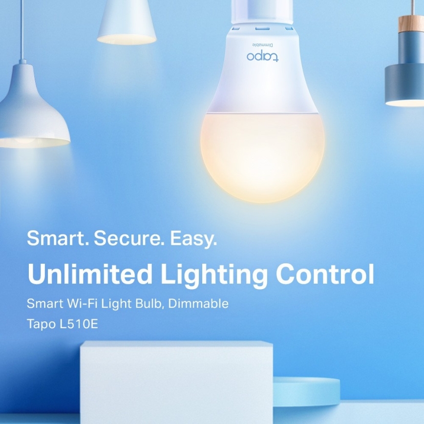 LED aptumšojama spuldze A60 E27/8,7W/230V 2700K Wi-Fi - TP-Link