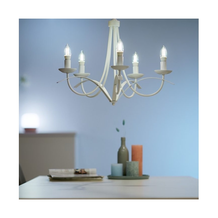 LED Aptumšojama spuldze FILAMENT C35 E14/4,9W/230V 2700-6500K CRI 90 Wi-Fi - WiZ