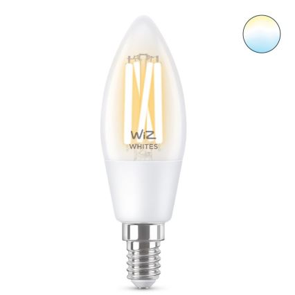 LED Aptumšojama spuldze FILAMENT C35 E14/4,9W/230V 2700-6500K CRI 90 Wi-Fi - WiZ