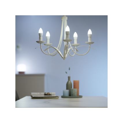 LED Aptumšojama spuldze C37 E14/4,9W/230V 2700-6500K CRI 90 Wi-Fi - WiZ