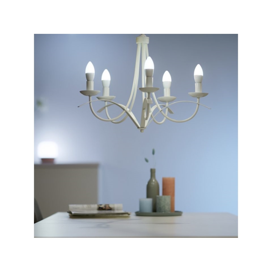 LED Aptumšojama spuldze C37 E14/4,9W/230V 2700-6500K CRI 90 Wi-Fi - WiZ
