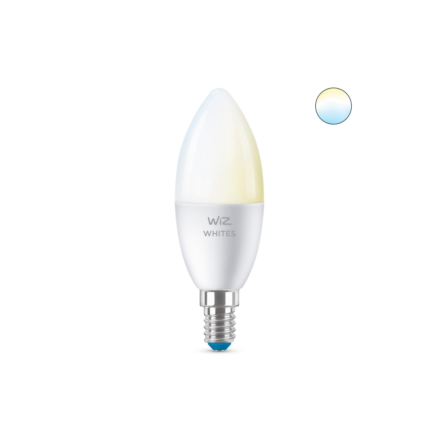 LED Aptumšojama spuldze C37 E14/4,9W/230V 2700-6500K CRI 90 Wi-Fi - WiZ