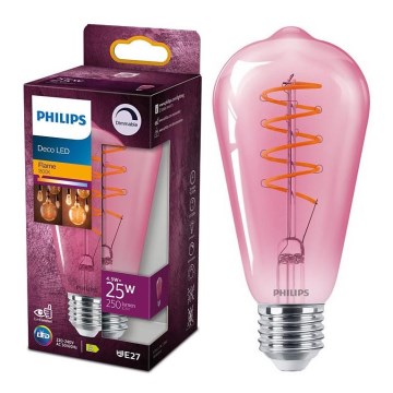 LED Aptumšojama spuldze DECO Philips ST64 E27/4,5W/230V 1800K