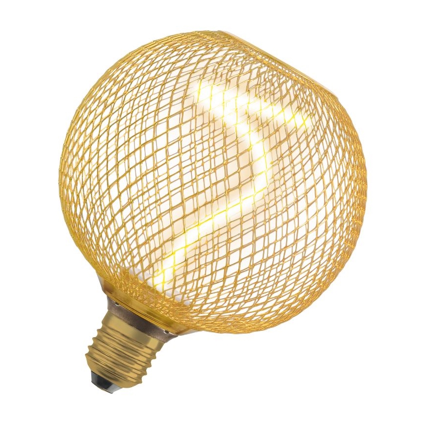 LED Aptumšojama spuldze DECOR FILAMENT G125 E27/3,5W/230V 1800K zelta - Osram