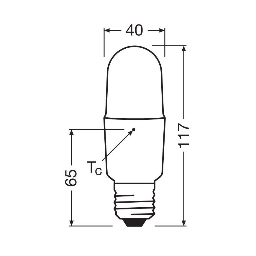 LED Aptumšojama spuldze E27/11W/230V 2700K CRI 90 - Osram