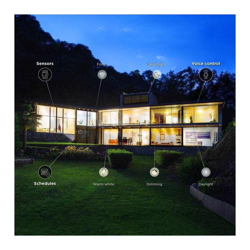LED Aptumšojama spuldze E27/15W/230V 2700-6500K Wi-Fi - WiZ