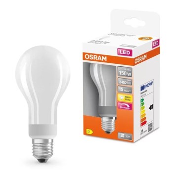 LED Aptumšojama spuldze E27/18W/230V 2700K - Osram