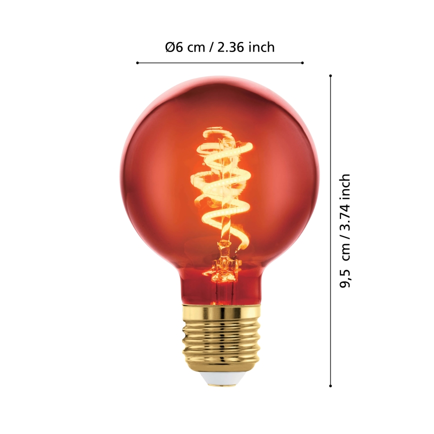 LED Aptumšojama spuldze E27/4W/230V 2000K - Eglo 110198