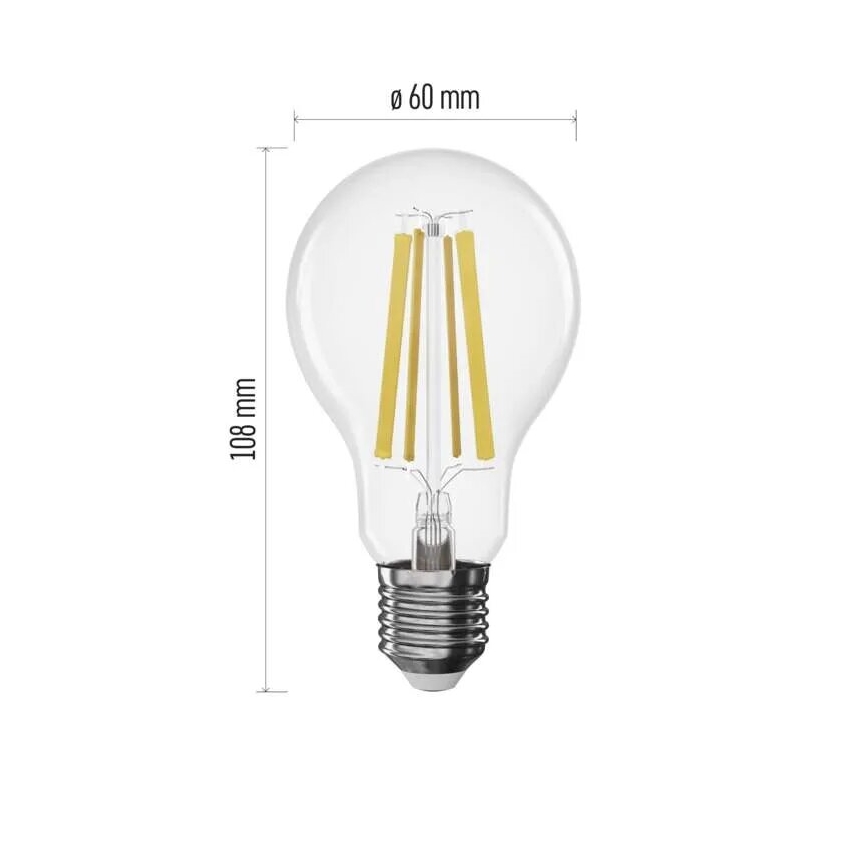 LED Aptumšojama spuldze FILAMENT A60 E27/11W/230V 2700K