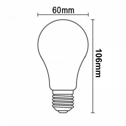 LED Aptumšojama spuldze FILAMENT A60 E27/11W/230V 3000K