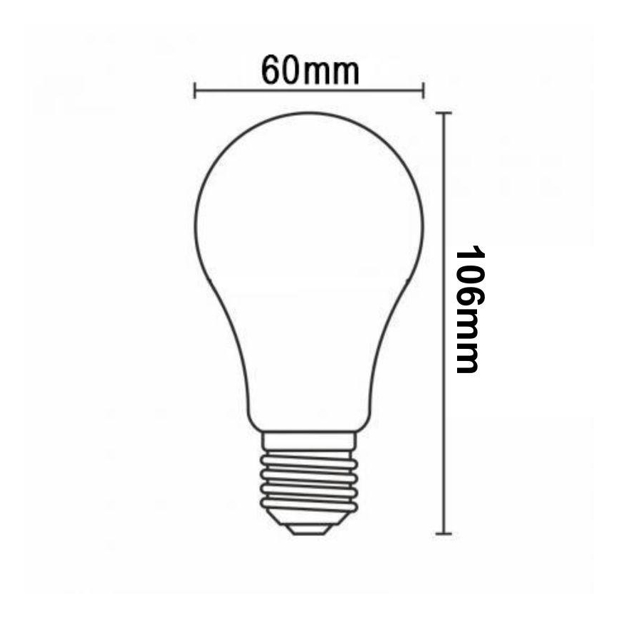 LED Aptumšojama spuldze FILAMENT A60 E27/11W/230V 3000K
