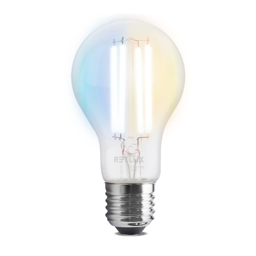 LED Aptumšojama spuldze FILAMENT A60 E27/7W/230V 2700-6500K Wi-Fi Tuya