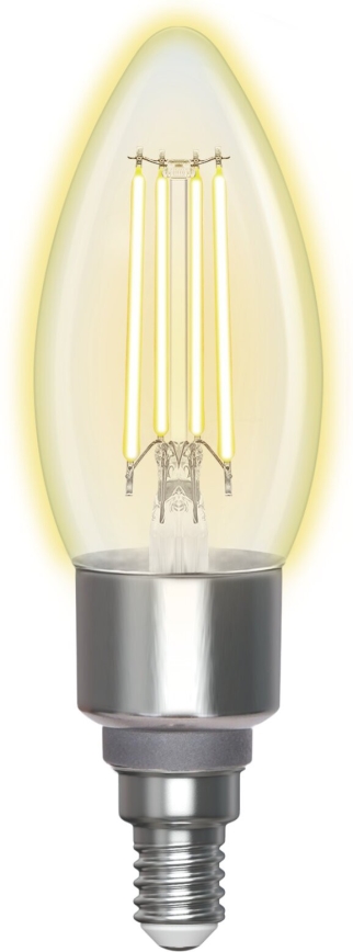 LED Aptumšojama spuldze FILAMENT C35 E14/4,5W/230V 2700-6500K Wi-Fi - Aigostar