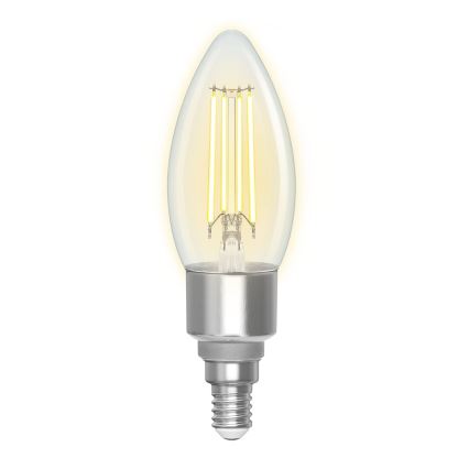 LED Aptumšojama spuldze FILAMENT C35 E14/4,5W/230V 2700-6500K Wi-Fi - Aigostar