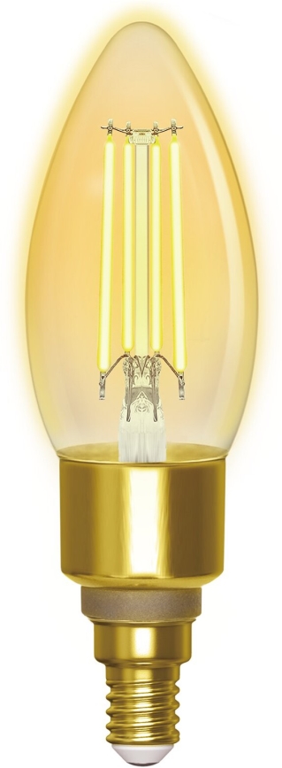 LED Aptumšojama spuldze FILAMENT C35 E14/4,5W/230V 2700-6500K Wi-Fi - Aigostar