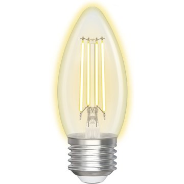 LED Aptumšojama spuldze FILAMENT C35 E27/4,5W/230V 2700-6500K Wi-Fi - Aigostar