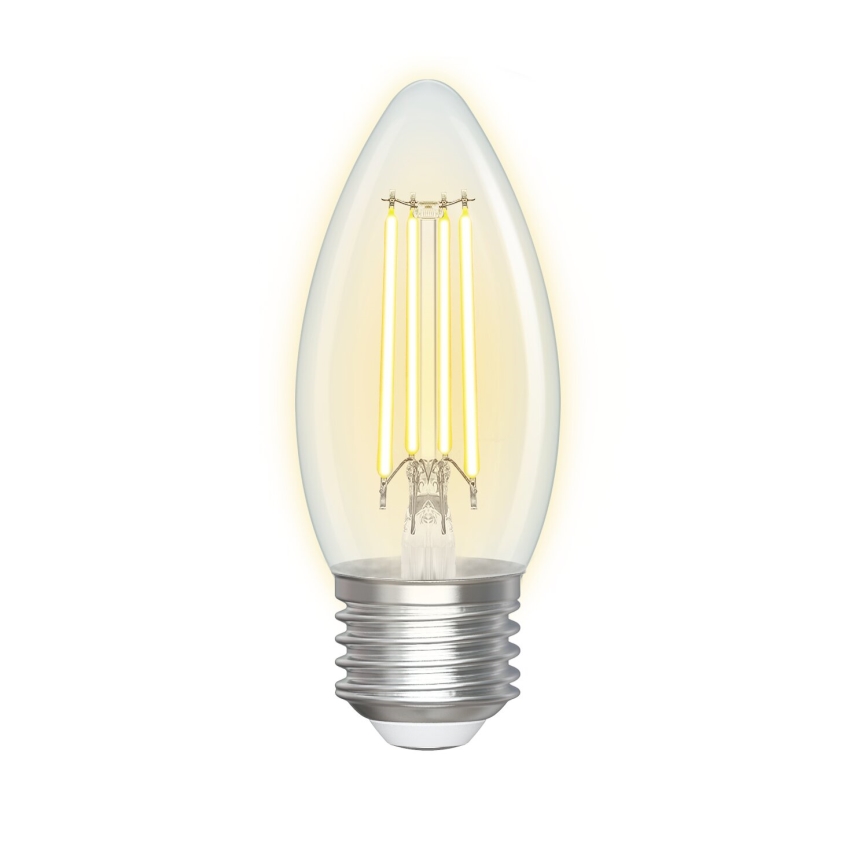 LED Aptumšojama spuldze FILAMENT C35 E27/4,5W/230V 2700-6500K Wi-Fi - Aigostar